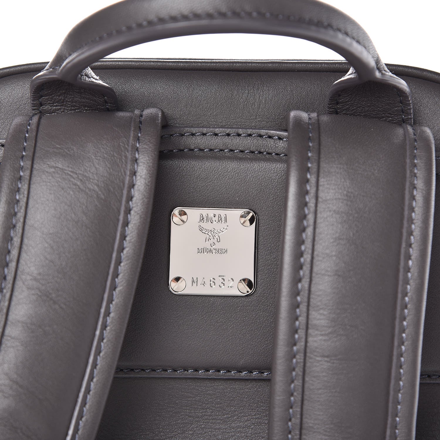 MCM Nappa Duke Backpack Gray 10 of 14