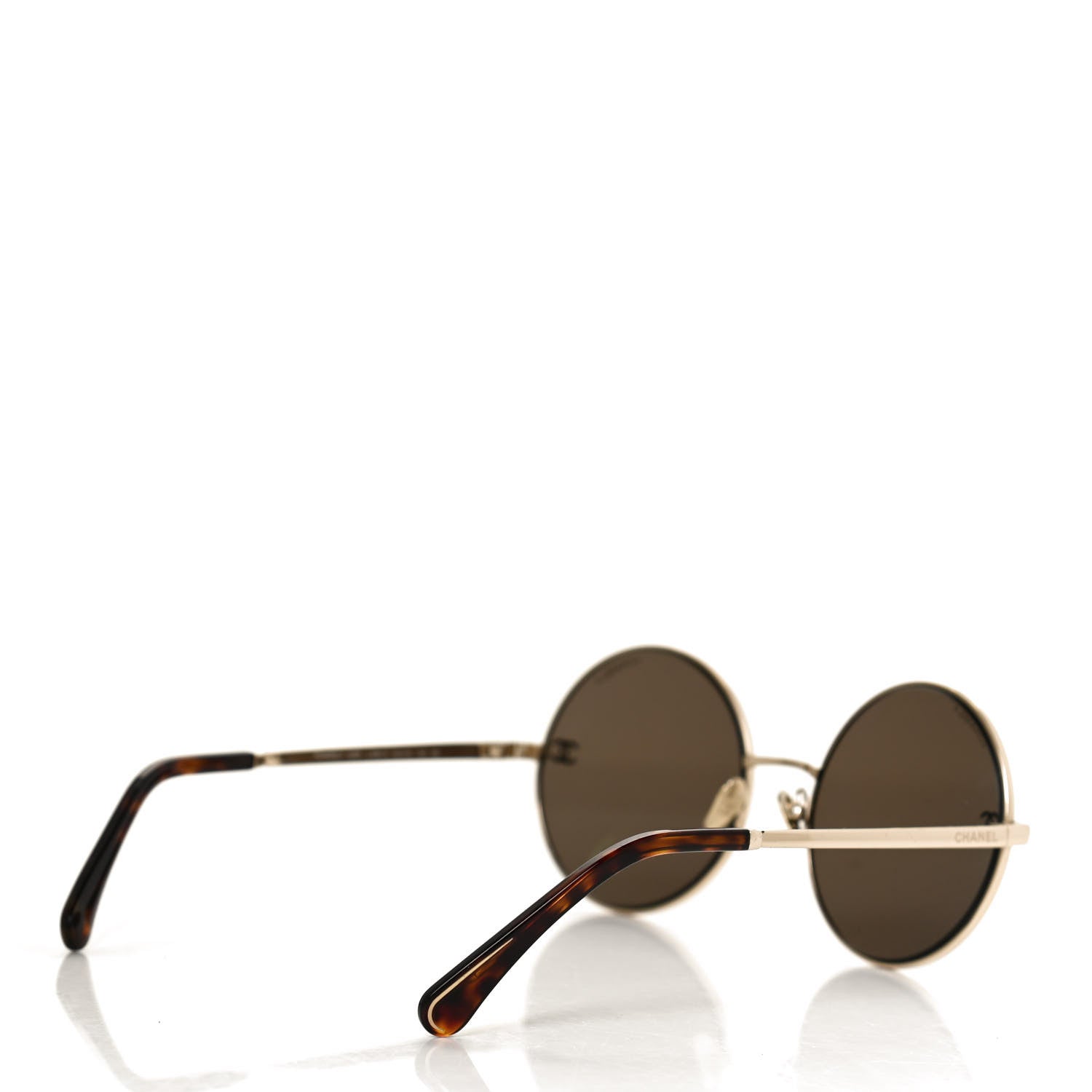 Chanel Round Sunglasses 4268 Gold 4 of 8