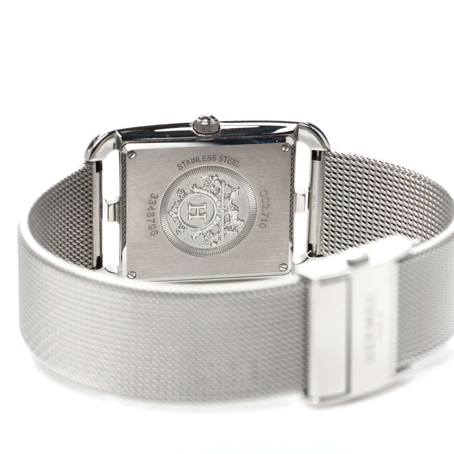 Hermes Stainless Steel 29mm Cape Cod Quartz Watch Silver 4 of 5