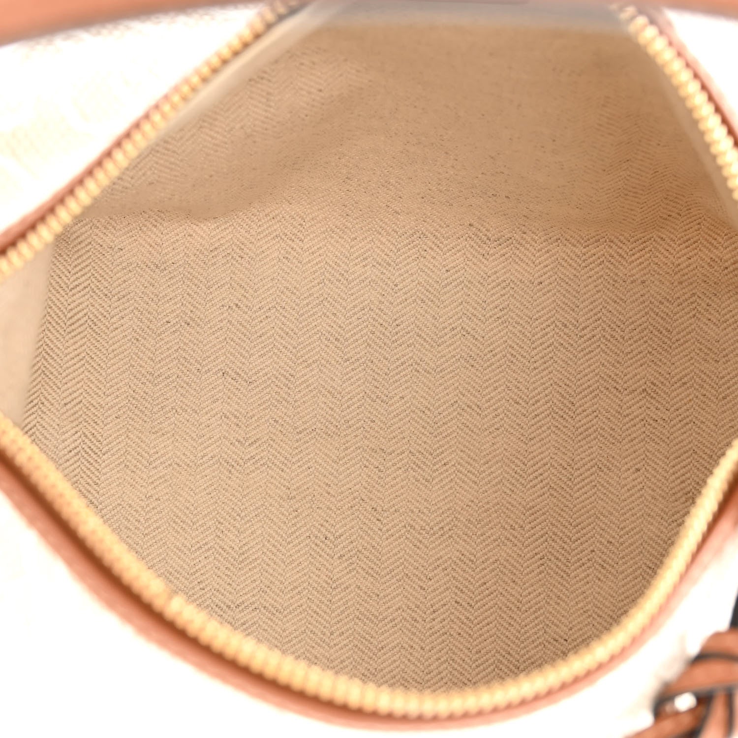 Loewe Jacquard Anagram Calfskin Small Cubi Bag Ecru Tan 5 of 10