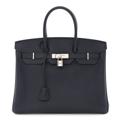 Hermes Togo Birkin 35 Bleu Nuit 1 of 12