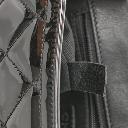 Chanel Patent Quilted Small Coco Shine Flap Black 7 of 11