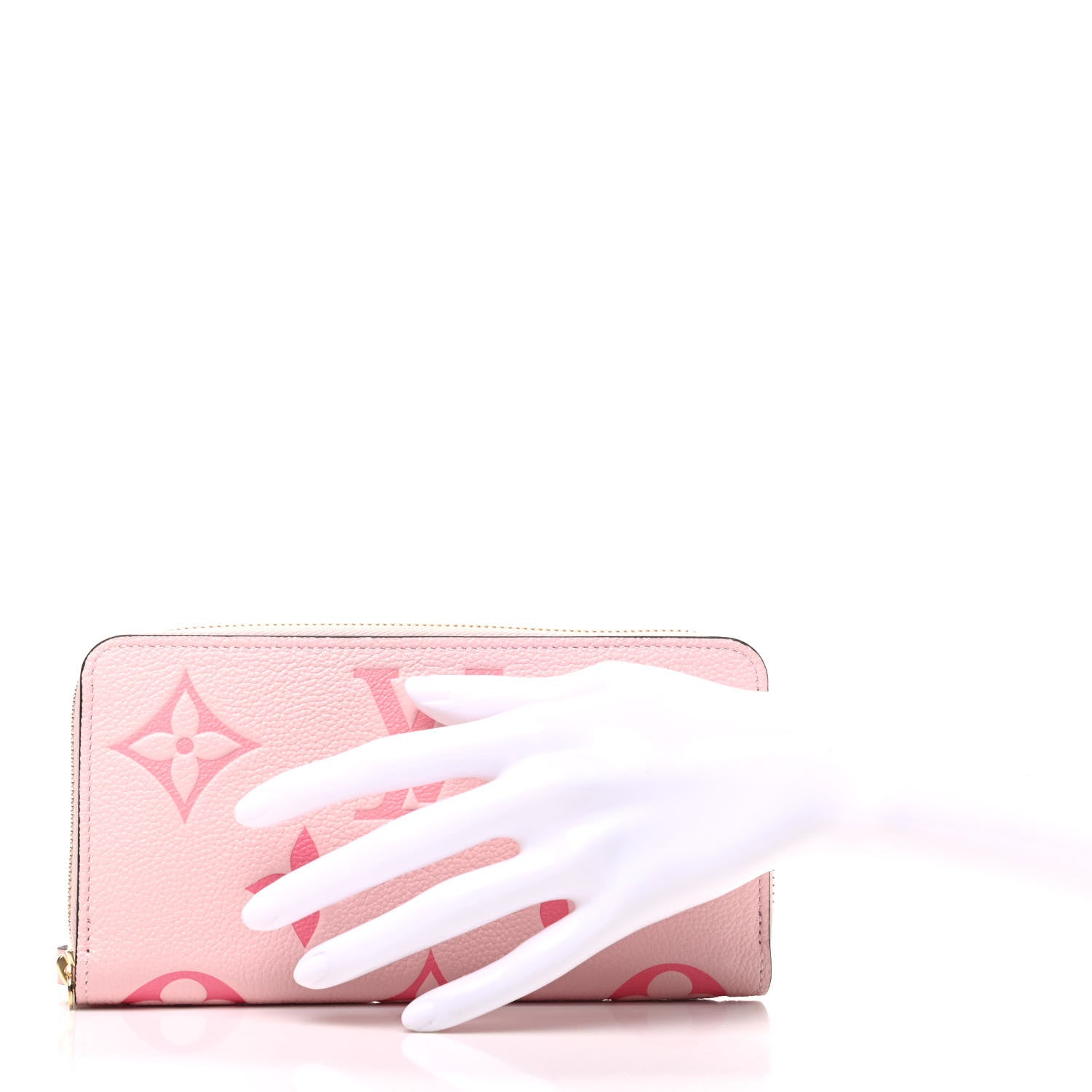 Louis Vuitton Empreinte Monogram Giant By The Pool Zippy Wallet Bouton De Rose 2 of 11