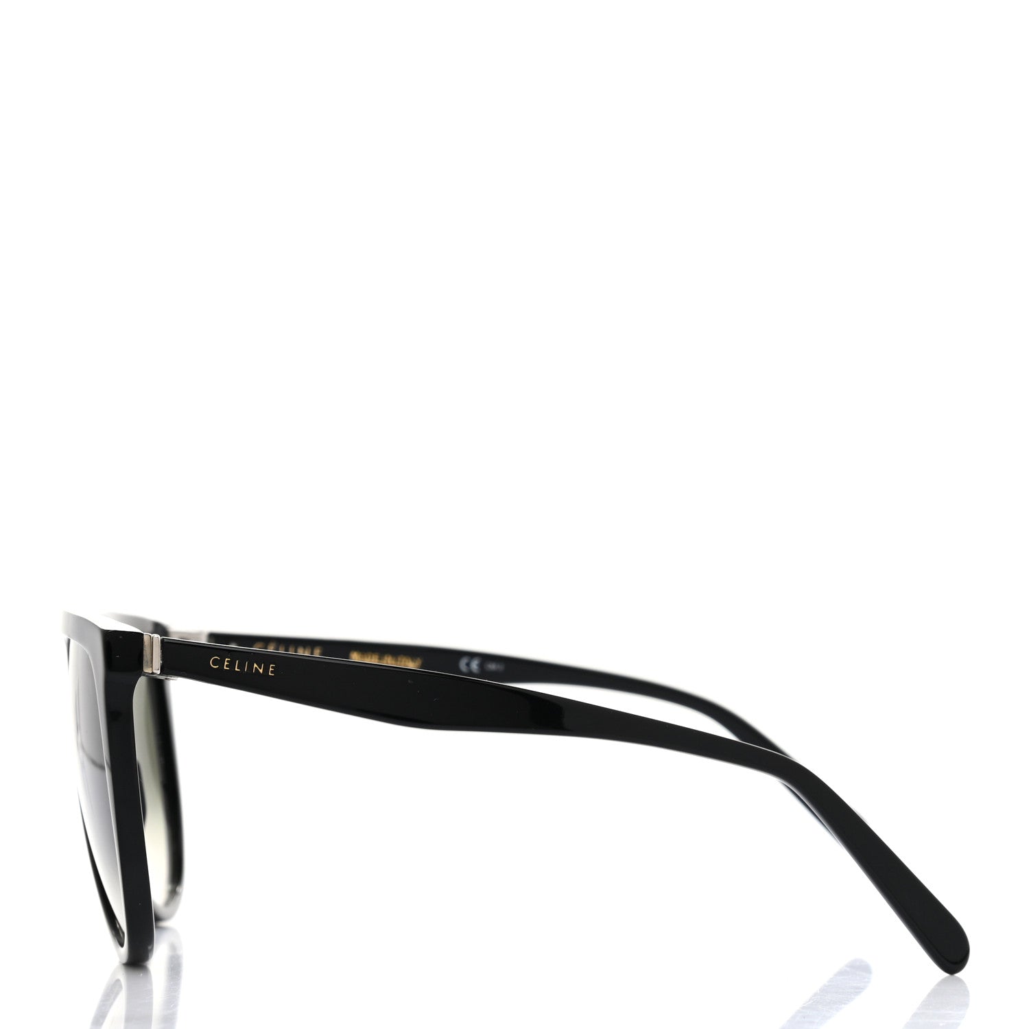 Celine Acetate Thin Shadow Sunglasses CL41435/S Black 3 of 7