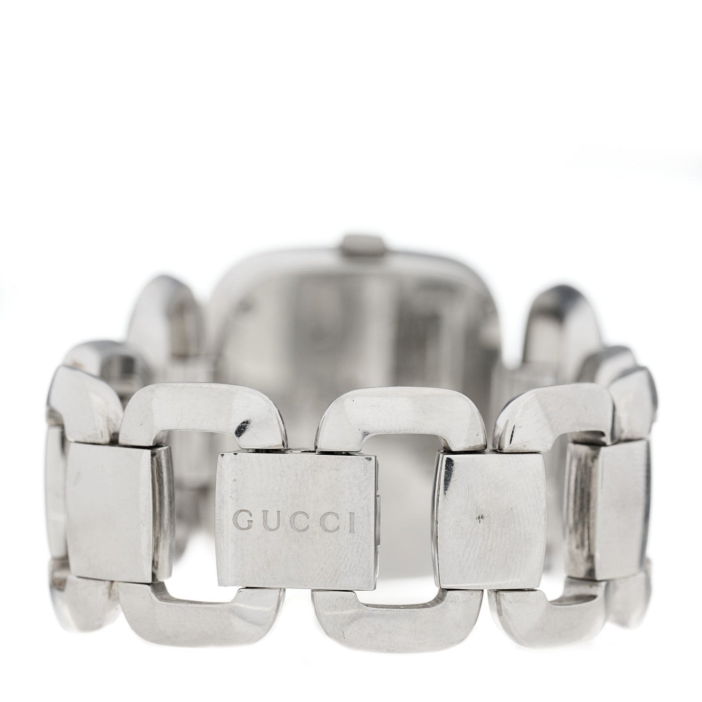 Stainless Steel 32mm G-Gucci Square Quartz Watch Blue