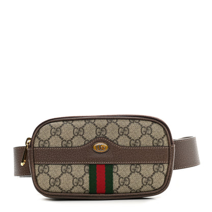 Gucci GG Supreme Monogram Ophidia Belted iPhone Case 90 36 Dark Brown 1 of 11