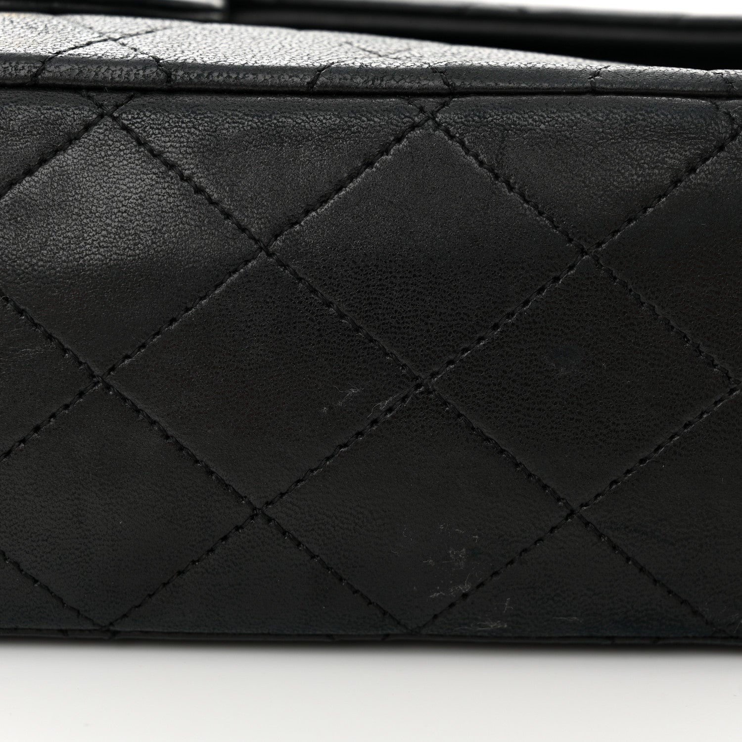 Chanel Lambskin Quilted Medium Double Flap Black 14 of 14