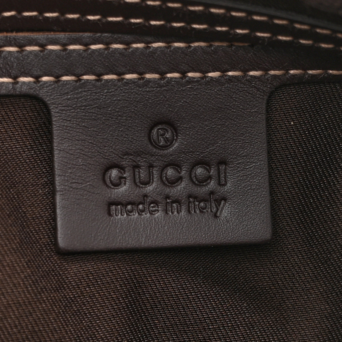 Gucci GG Supreme Monogram Belt Bag Dark Brown 6 of 10