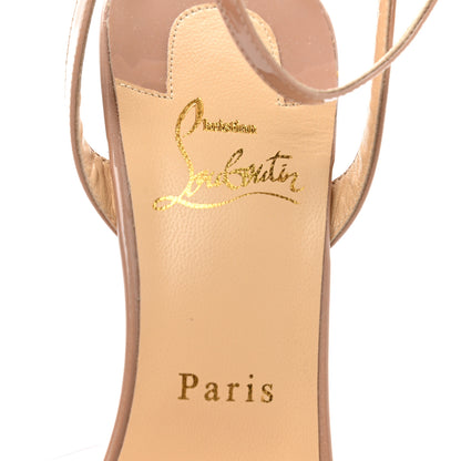 Christian Louboutin PVC Patent Psychic Spikaqueen 100 Pumps 39 Nude 7 of 7