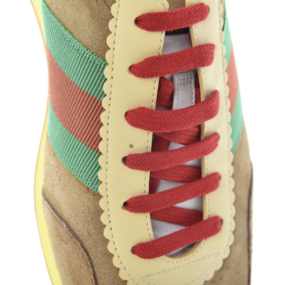 Gucci Suede Web Mens Rocket Sneakers 8 Nocciola Burro 8 of 10