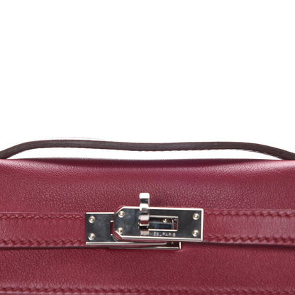 Hermes Swift Kelly Pochette Clutch Rubis 12 of 13