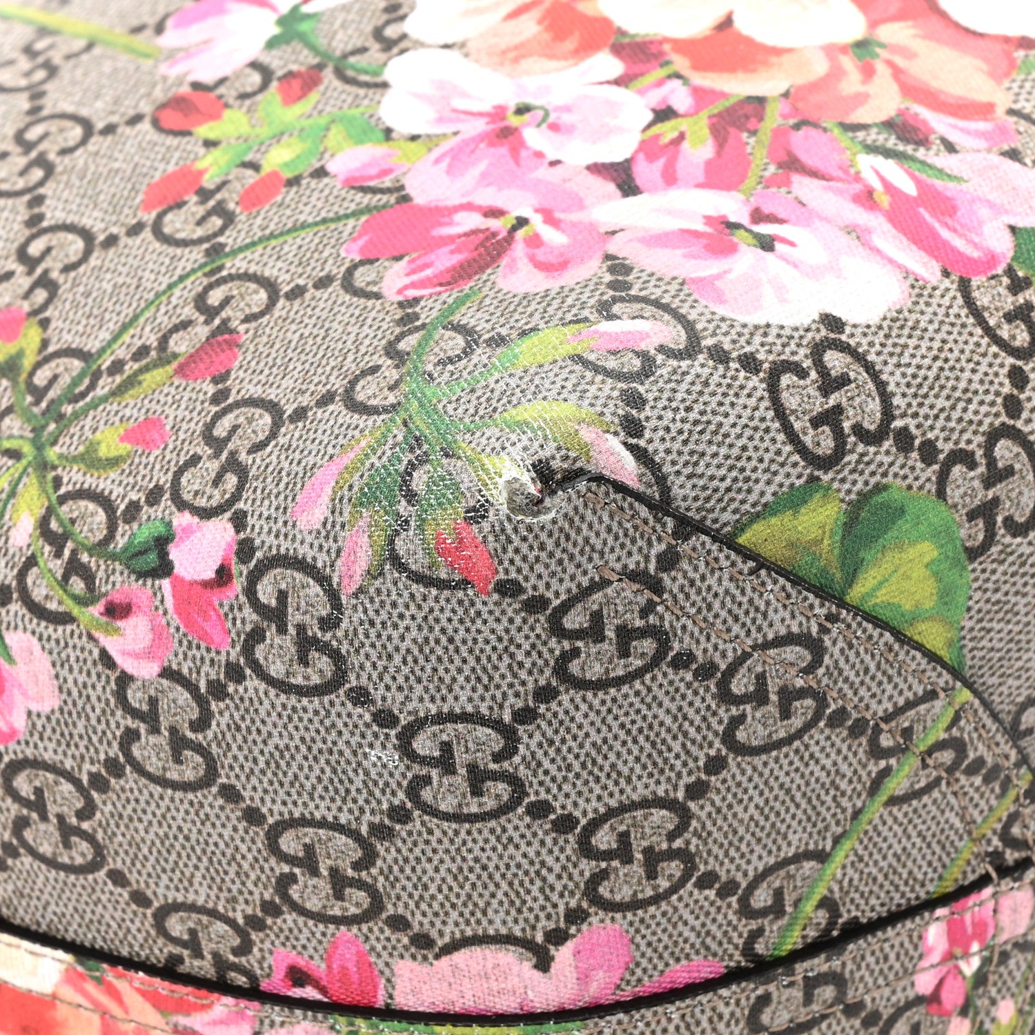 Gucci GG Supreme Monogram Blooms Small Reversible Tote Beige Multicolor Dry Rose 26 of 29