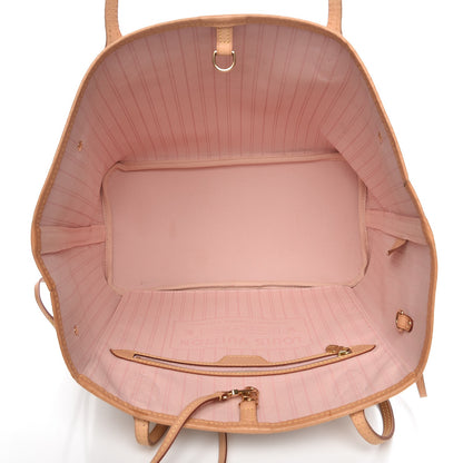 Louis Vuitton Damier Azur Neo Neverfull MM Rose Ballerine 6 of 13