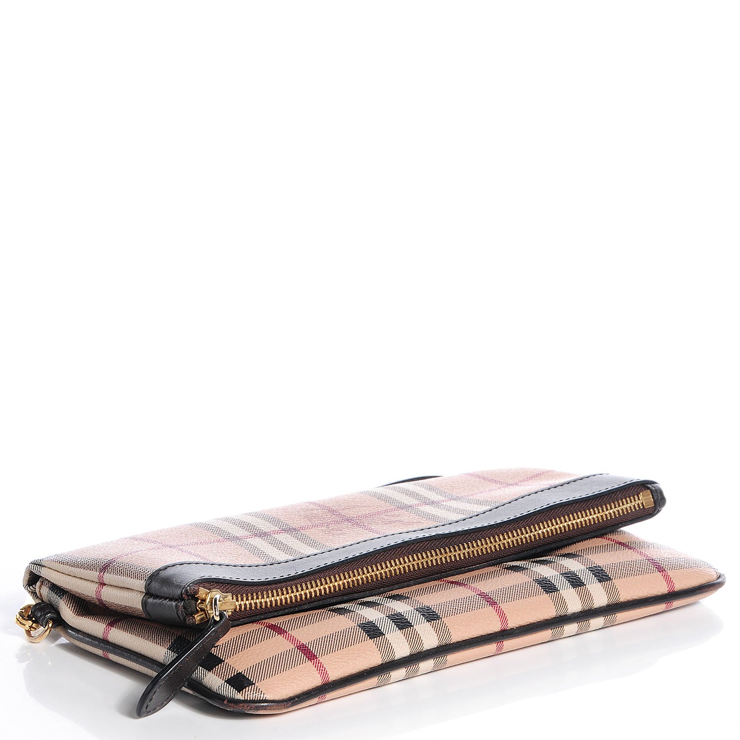 Burberry Haymarket Check Adeline Foldover Clutch Brown 4 of 8