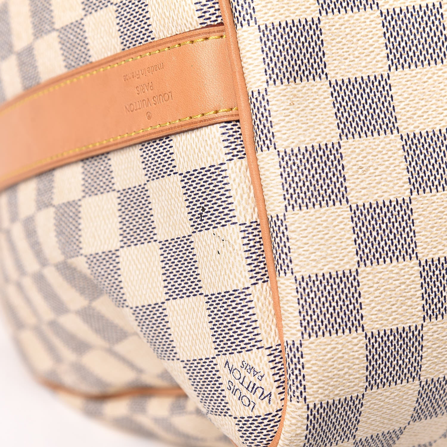 Louis Vuitton Damier Azur Keepall Bandouliere 45 13 of 14