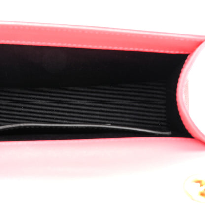 Saint Laurent Grain De Poudre Small Monogram Kate Satchel Bubblegum 5 of 14