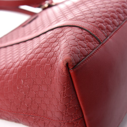 Gucci Soft Microguccissima Dome Satchel Red 16 of 19