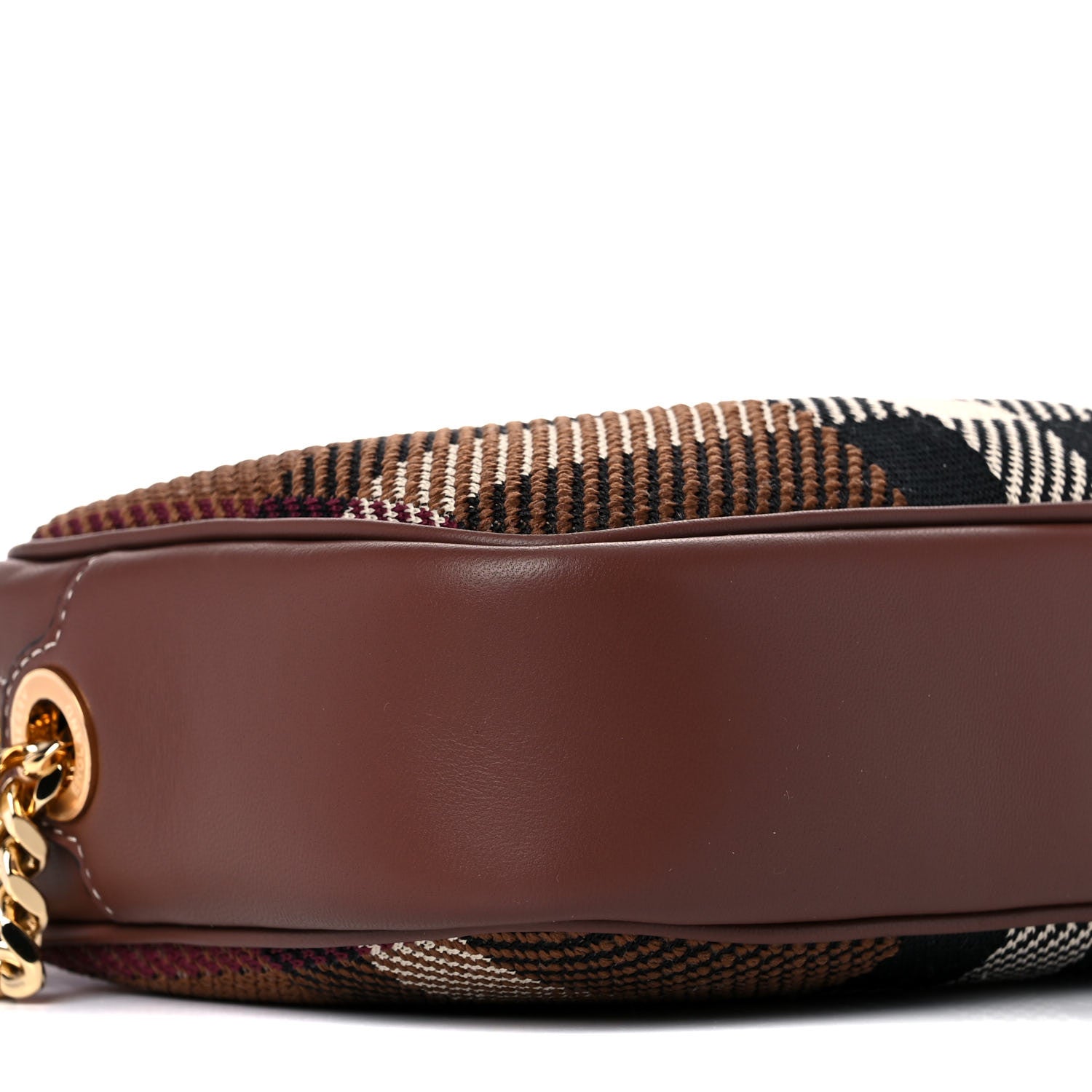 Burberry Calfskin Check Small Lola Camera Bag Dark Birch Brown 8 of 9