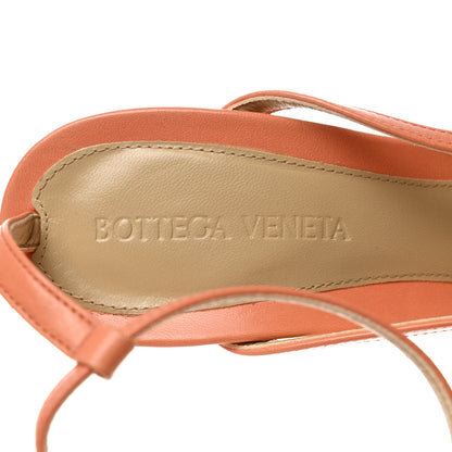 Bottega Veneta Lambskin Stretch Multi Strap 90mm Sandals 38 Papaya 6 of 8