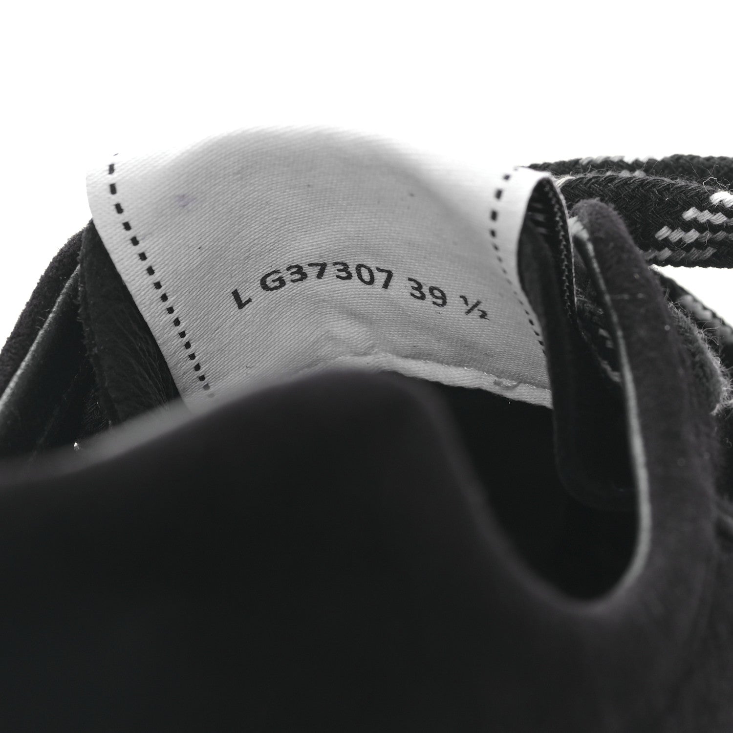Chanel Suede Goatskin CC Sneakers 39.5 Black 8 of 8
