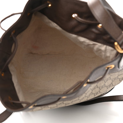 Gucci GG Supreme Monogram Web Ophidia Bucket Bag Brown 5 of 14