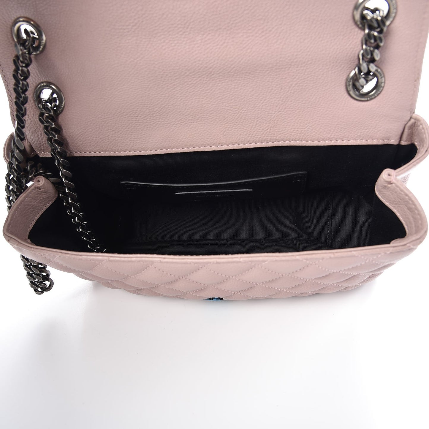 Calfskin Tri-Quilt Monogram Medium College Bag Pink