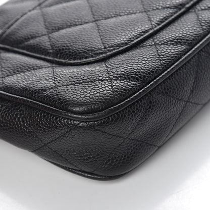 Chanel Caviar Quilted CC Shoulder Bag Black 13 of 17