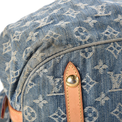 Louis Vuitton Denim Mahina XL Blue 7 of 10