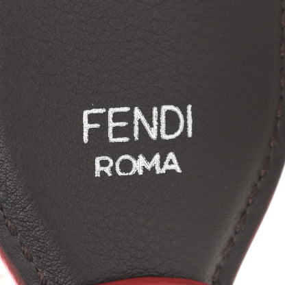 Fendi Vitello Dolce Fun Fair Metal Studded Strap You Camelia Multicolor 3 of 4