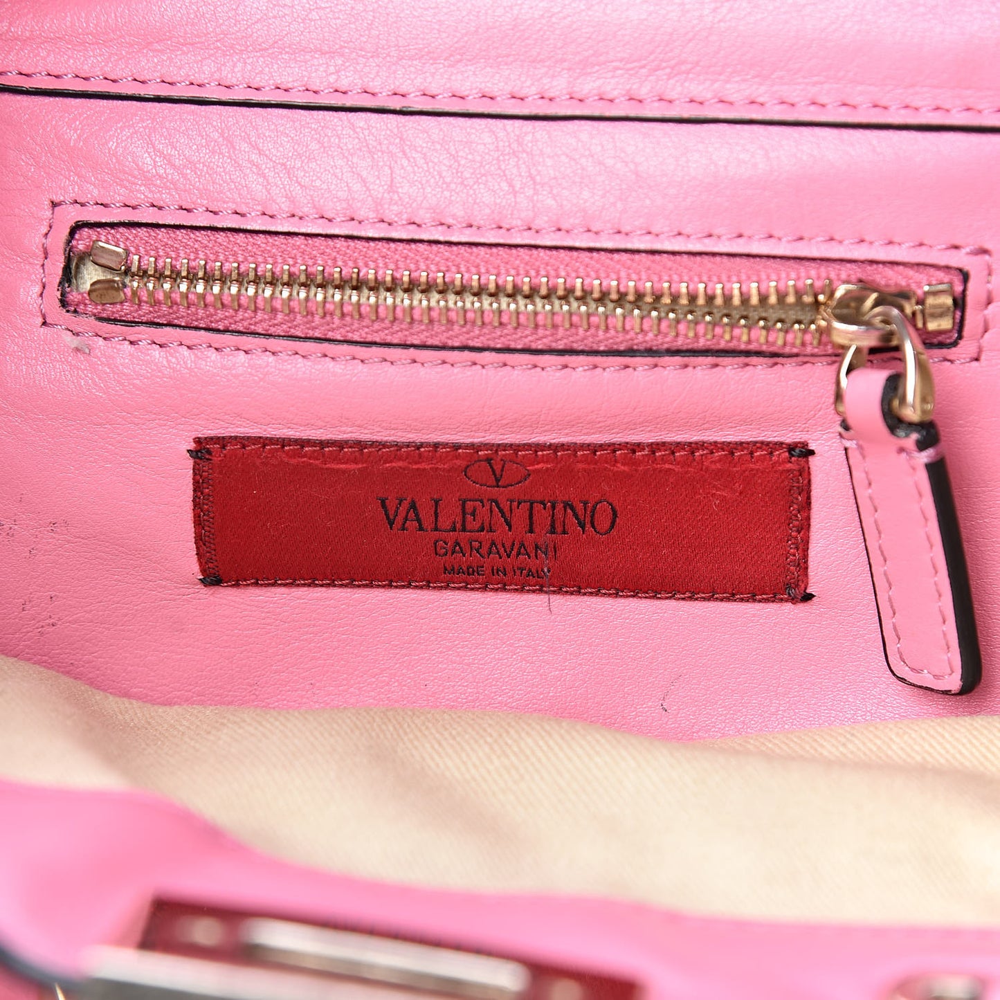 Vitello Mini Rockstud Tote Ninphea
