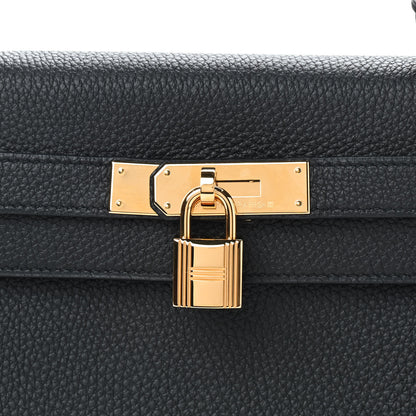 Hermes Togo Matte Alligator Kelly Retourne Touch 28 Black 9 of 10