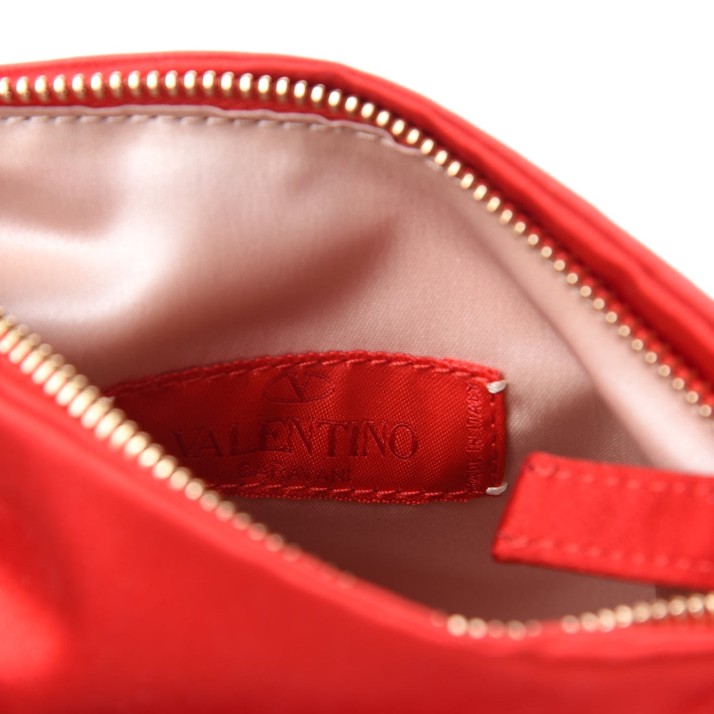 Satin Noeud D'Amour Bow Clutch Red