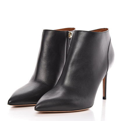 Valentino Garavani Calfskin Rockstud Ankle Booties 37 Black 3 of 8