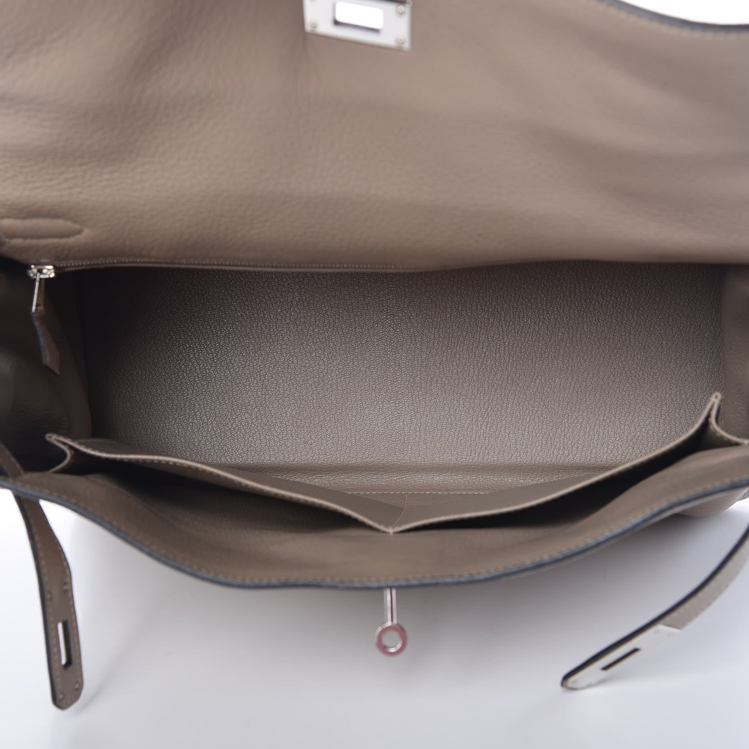 Hermes Taurillon Clemence Kelly Retourne 35 Gris Tourterelle 8 of 80