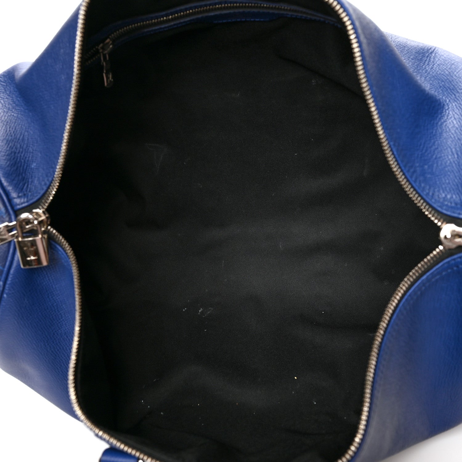 Louis Vuitton Taiga Monogram Eclipse Keepall Bandouliere 50 Pacific Blue 5 of 17