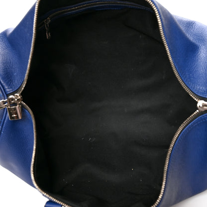 Louis Vuitton Taiga Monogram Eclipse Keepall Bandouliere 50 Pacific Blue 5 of 17