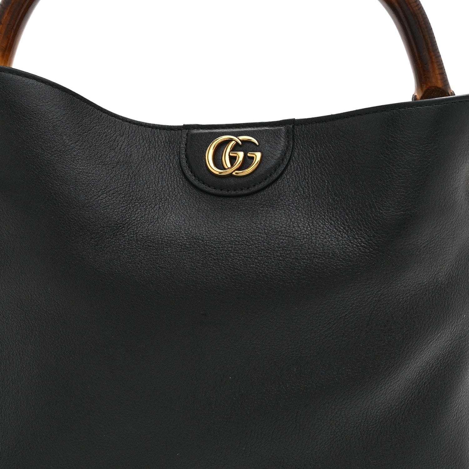 Gucci Softy Wonka Textured Dollar Calfskin Medium Diana Shoulder Bag Black 9 of 11
