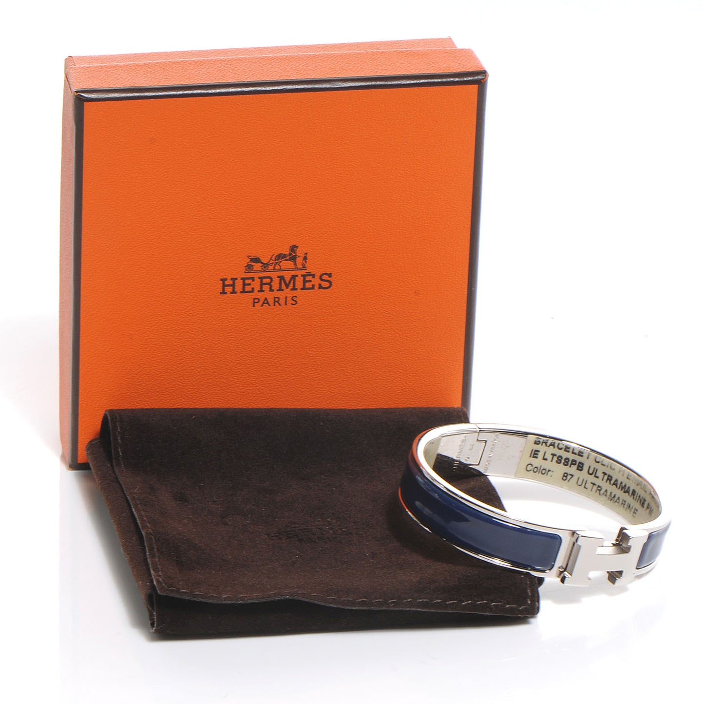 Enamel Clic Clac H Bracelet PM Ultramarine