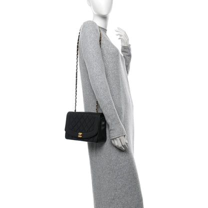 Chanel Lambskin Quilted Small Single Flap Black 2 of 11