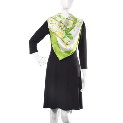 Hermes Jacquard Silk Romantique Scarf 90 2 of 6