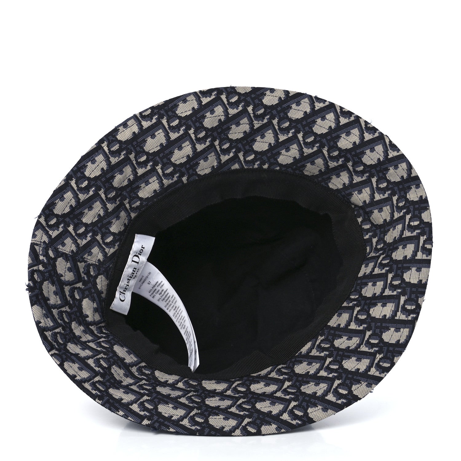 Christian Dior Camouflage Logo Bucket Hat 57 Black 6 of 8