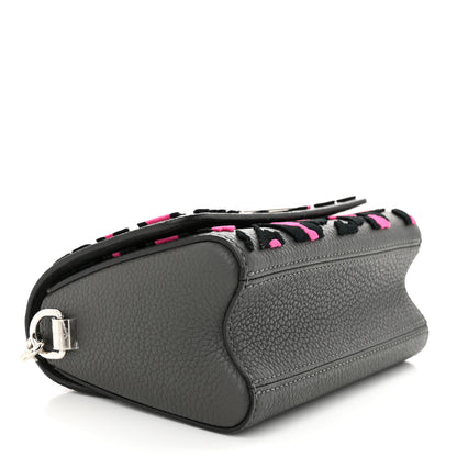 Louis Vuitton Taurillon Tufted Wild At Heart Twist Shoulder Bag PM Grey 4 of 9