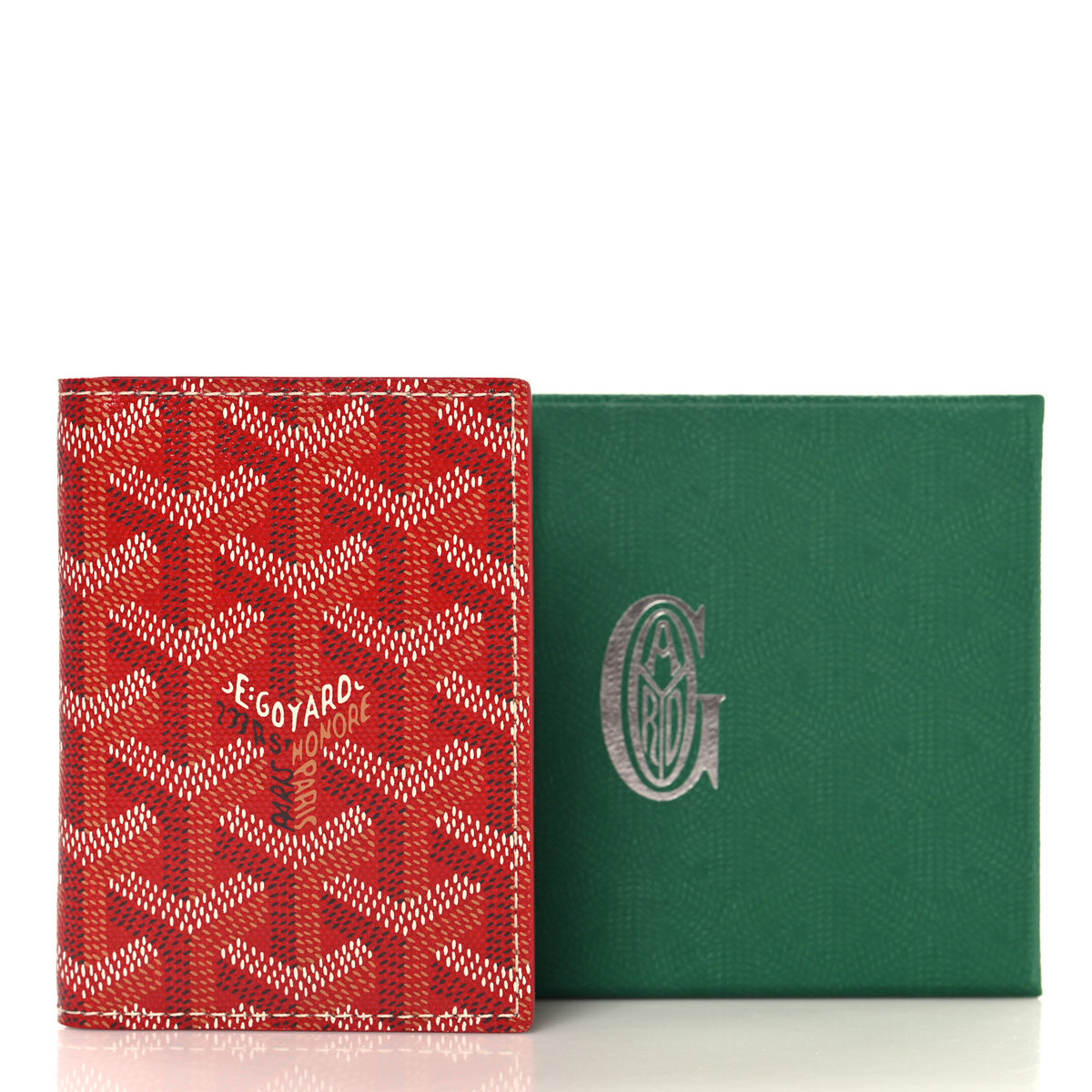 Goyardine Saint Marc Card Holder Red