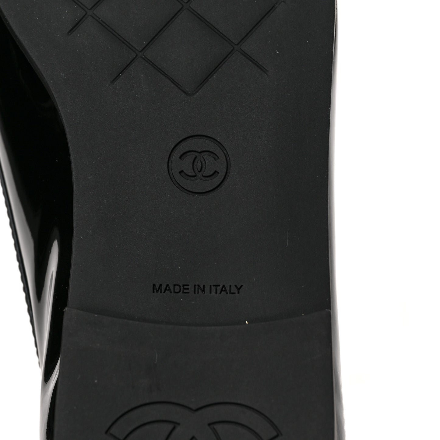 Patent CC Mocassin Loafers 38 Black