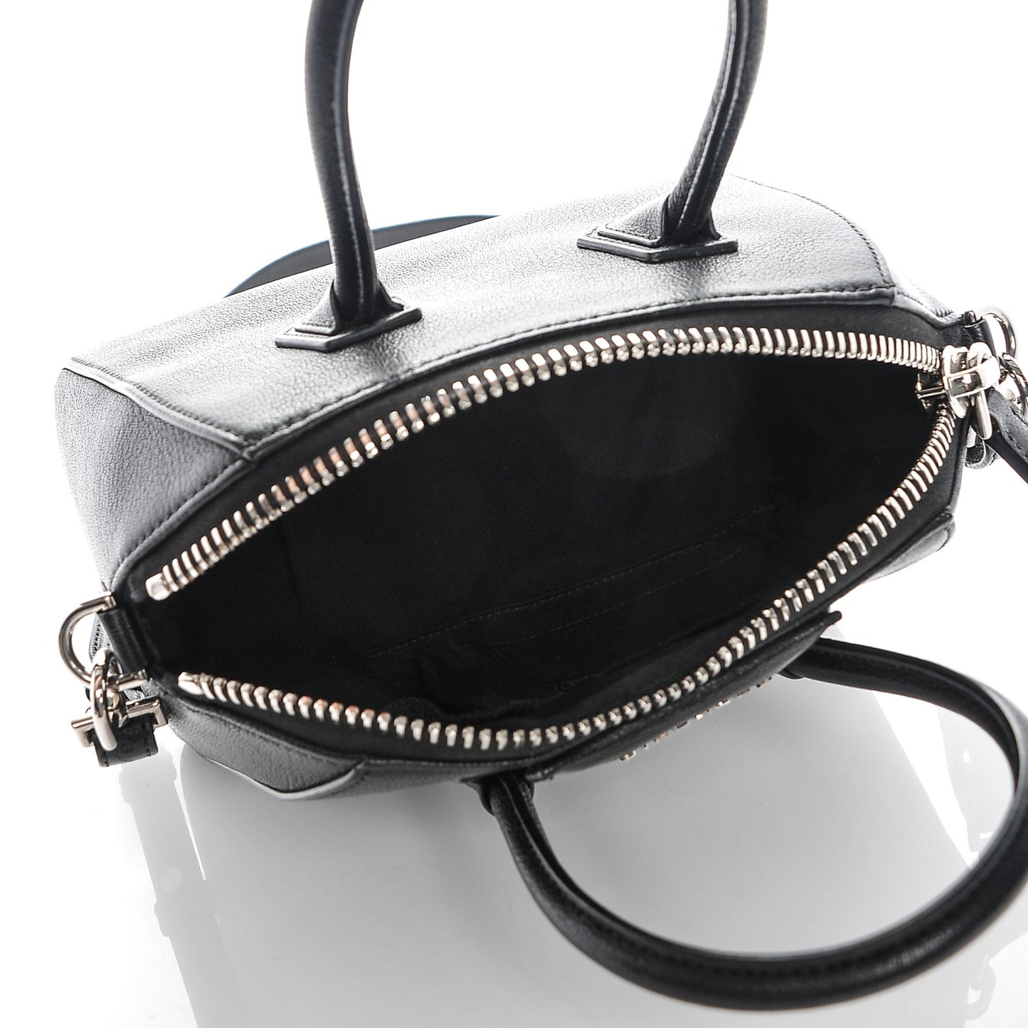 Sugar Goatskin Mini Antigona Black