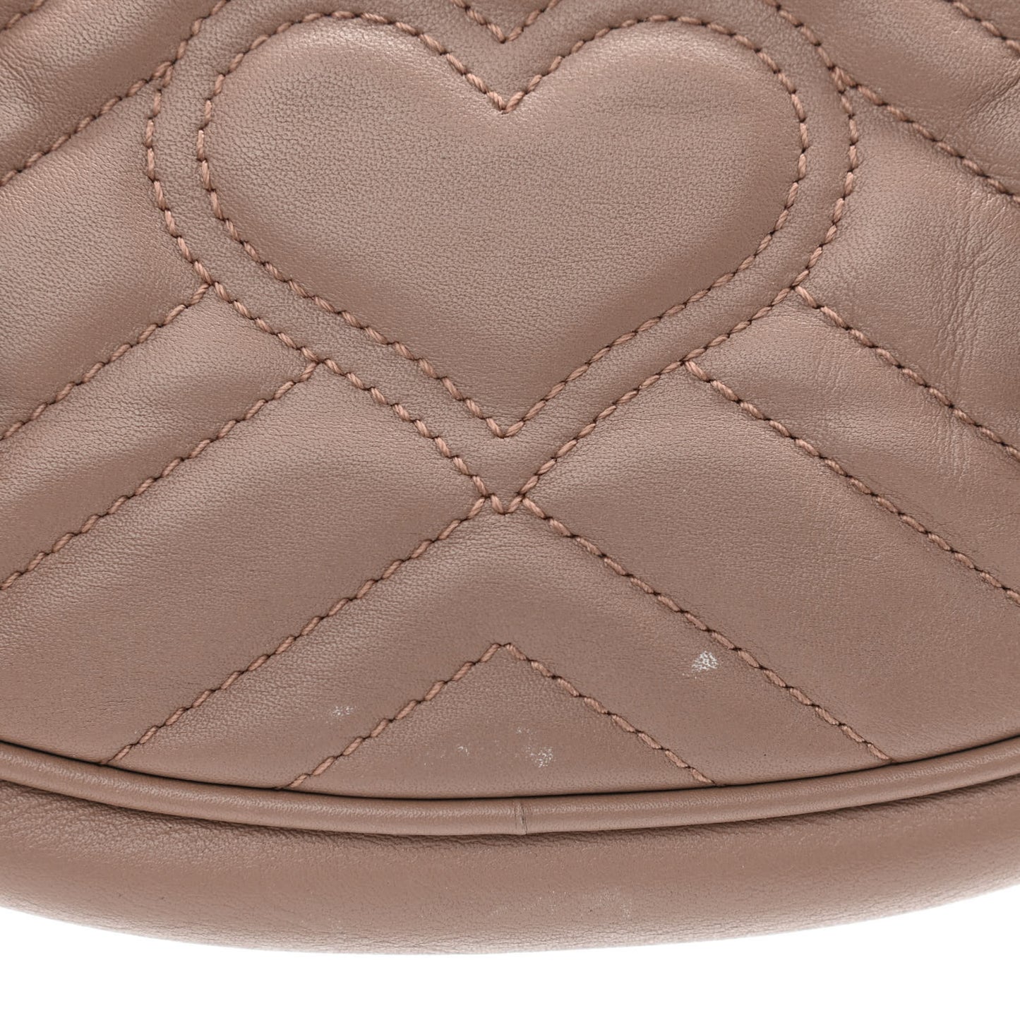 Calfskin Matelasse GG Marmont Belt Bag 95 38 Porcelain Rose