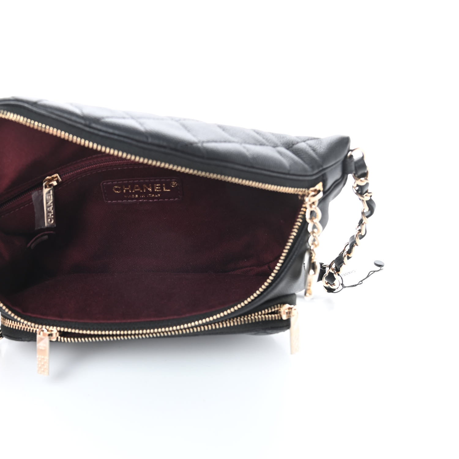 Chanel Caviar Quilted Business Affinity Waist Belt Bag Black 5 of 11