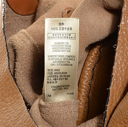 Burberry Grainy Calfskin Large Ashby Saddle Brown 18 of 22