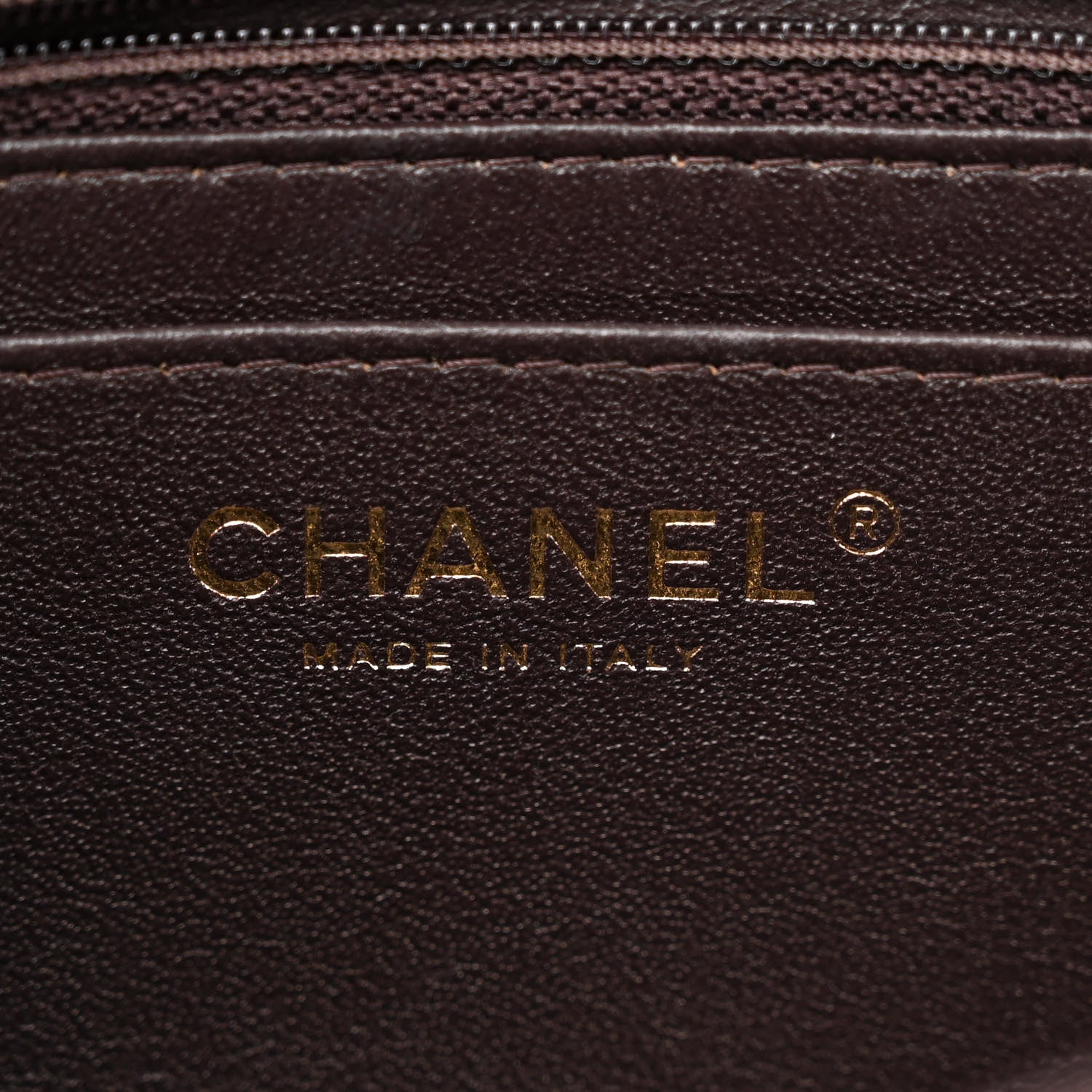 Chanel Lambskin Quilted Mini Rectangular Flap Dark Brown 6 of 10