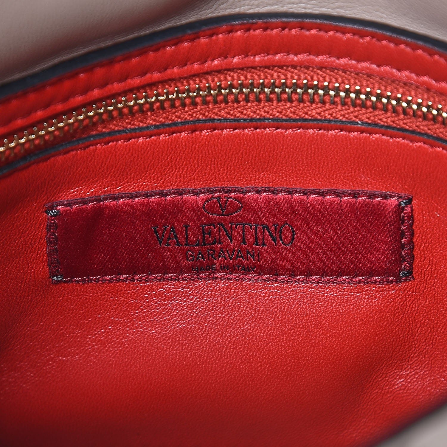 Valentino Garavani Lambskin Medium Rockstud Spike Shoulder Bag Poudre 6 of 7